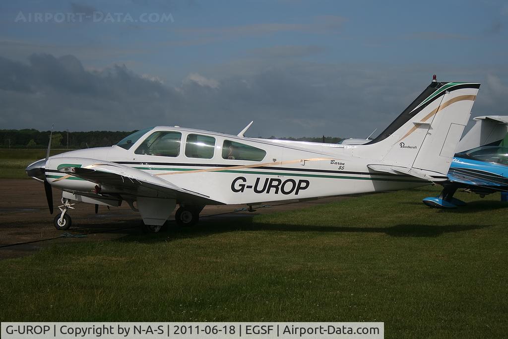 G-UROP, 1982 Beech 95-B55 Baron Baron C/N TC-2452, Parked