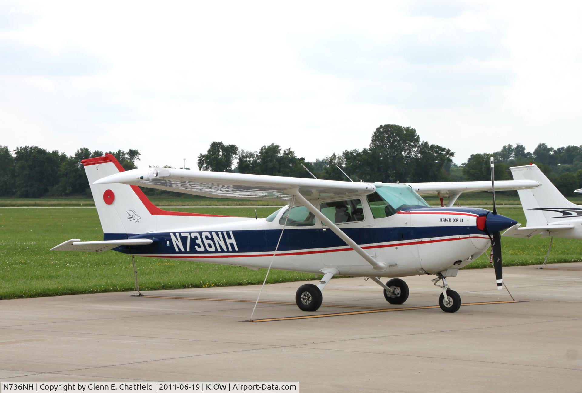 N736NH, 1977 Cessna R172K Hawk XP C/N R1722654, On the ramp.