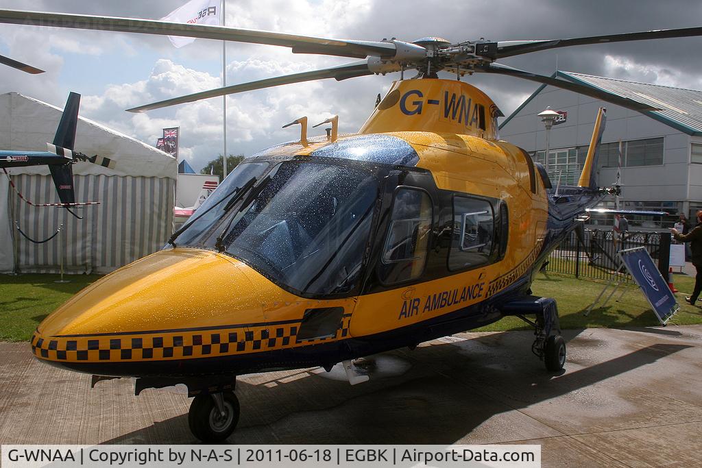 G-WNAA, 2000 Agusta A-109E Power C/N 11090, Aero Expo 2011 Static