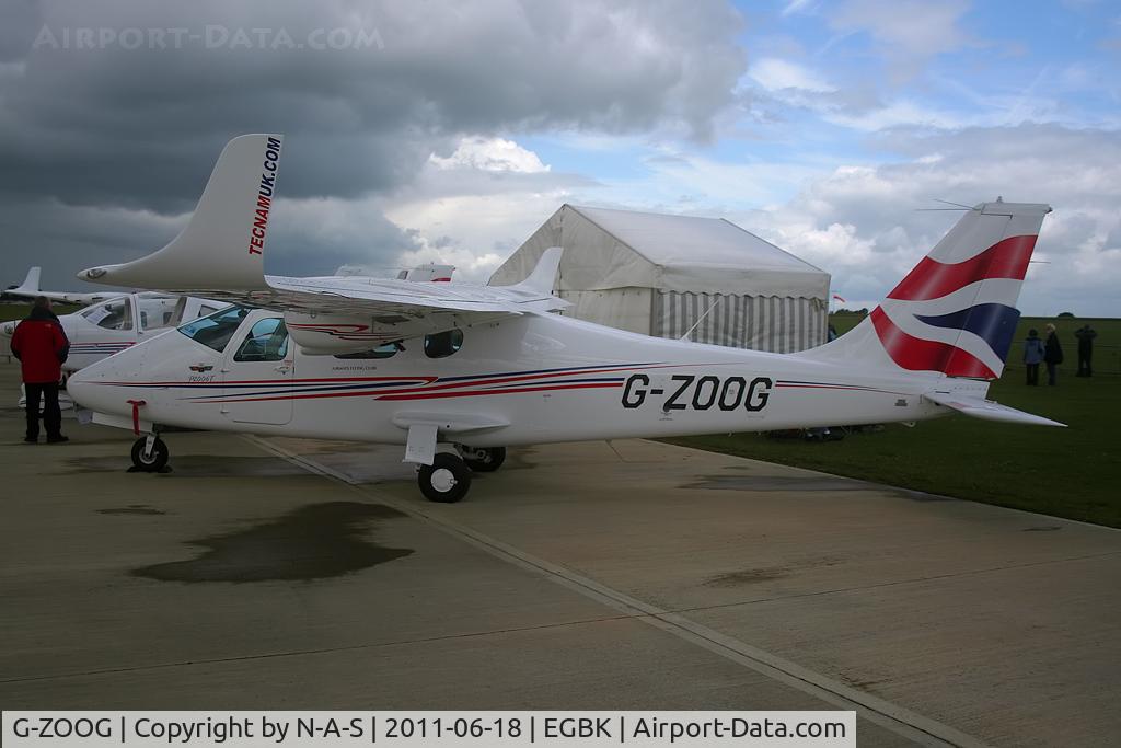G-ZOOG, 2010 Tecnam P-2006T C/N 049, Aero Expo 2011 Static