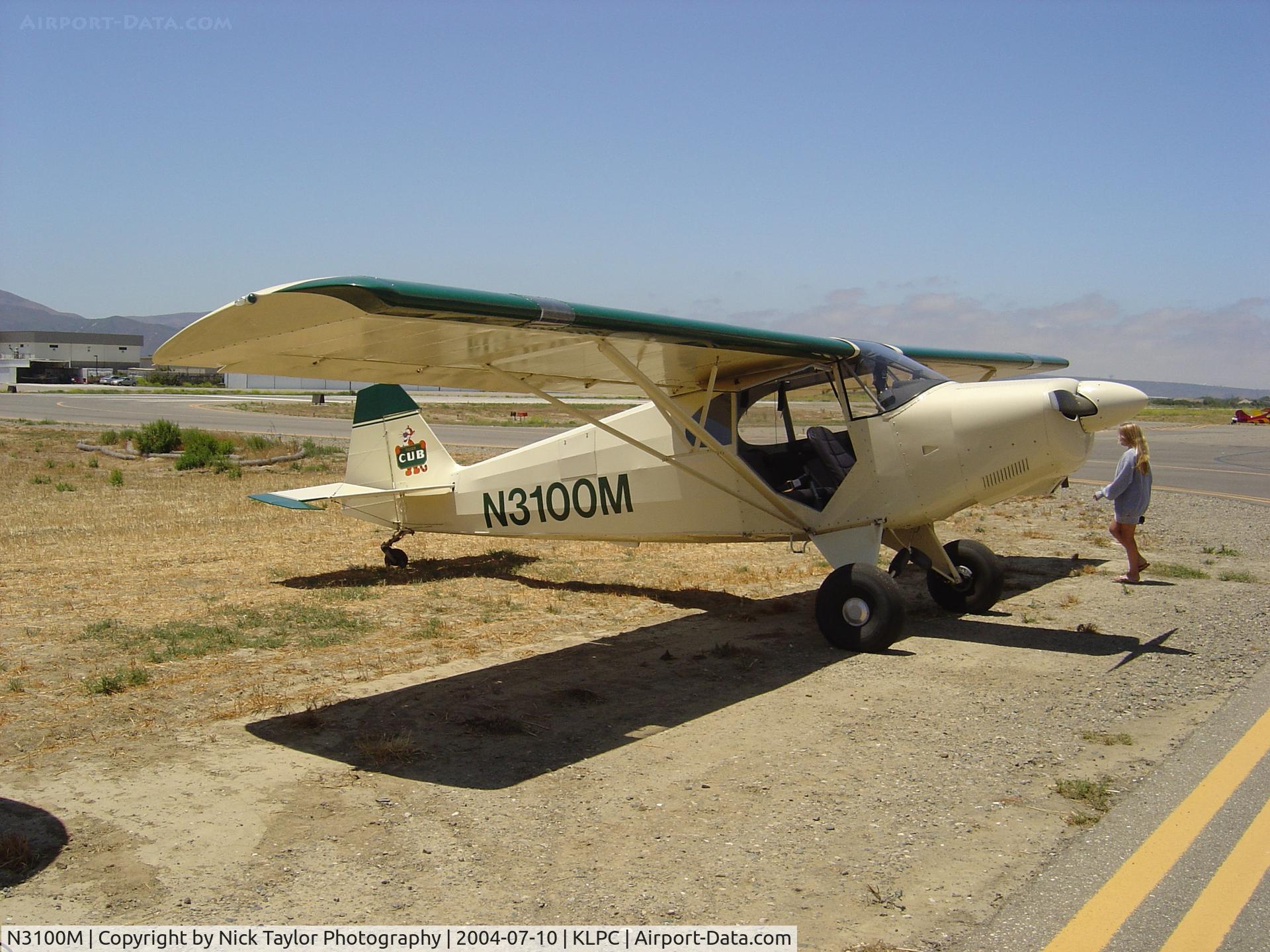 N3100M, 1947 Piper PA-12 Super Cruiser C/N 12-1786, On display at the Lompoc Piper Cub Fly-in