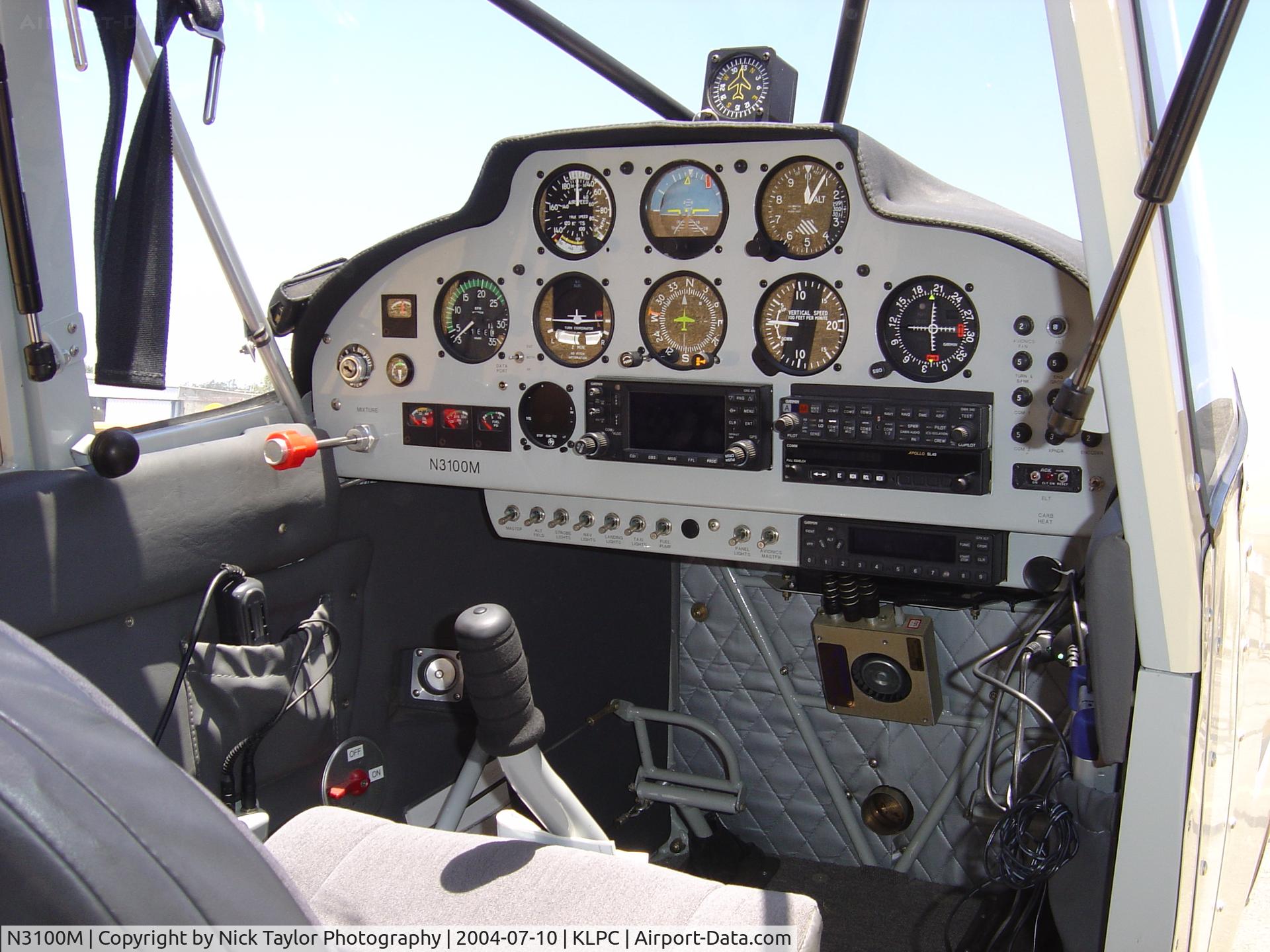 N3100M, 1947 Piper PA-12 Super Cruiser C/N 12-1786, Beautiful panel