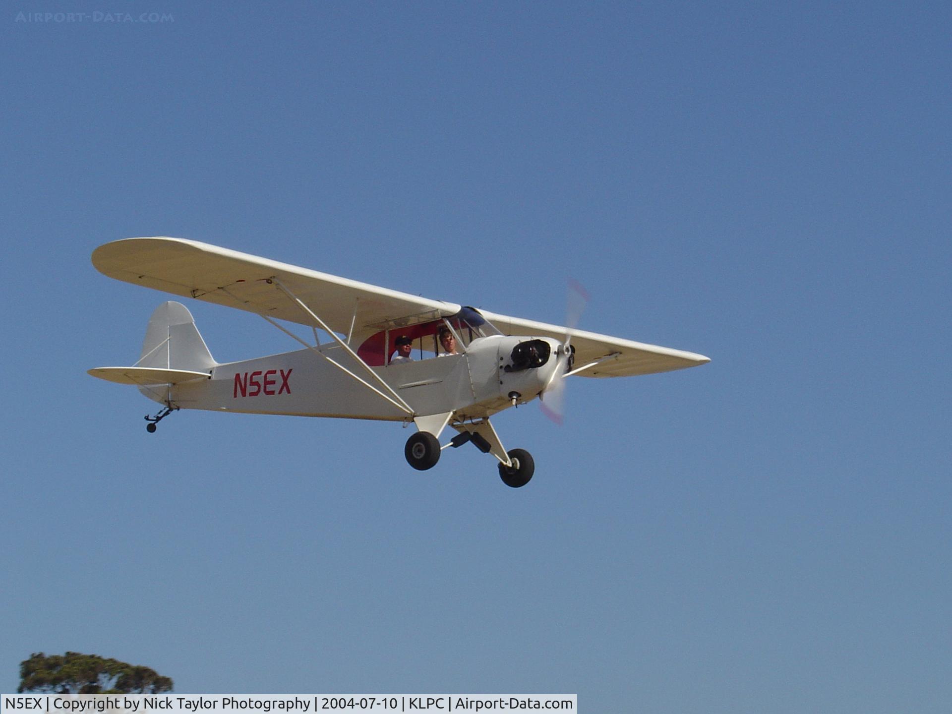 N5EX, 1946 Piper J3C-65 Cub C/N 20651, Landing 25