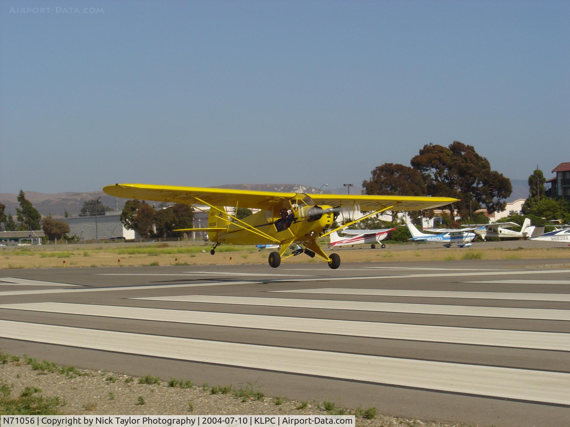 N71056, 1946 Piper J3C-65 Cub C/N 18077, Landing 25