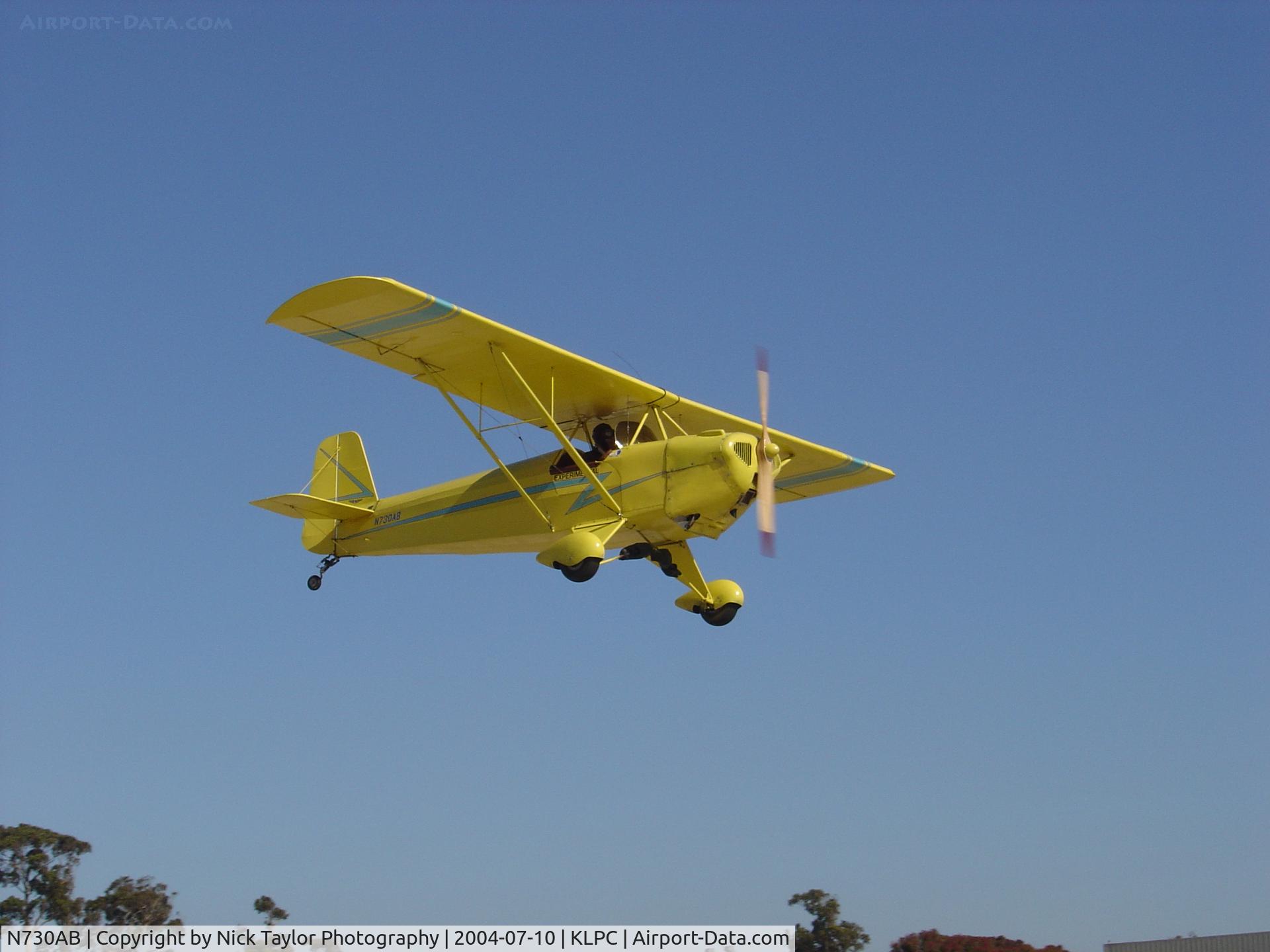 N730AB, 2000 Corben Junior Ace Model E C/N 682, Landing 25