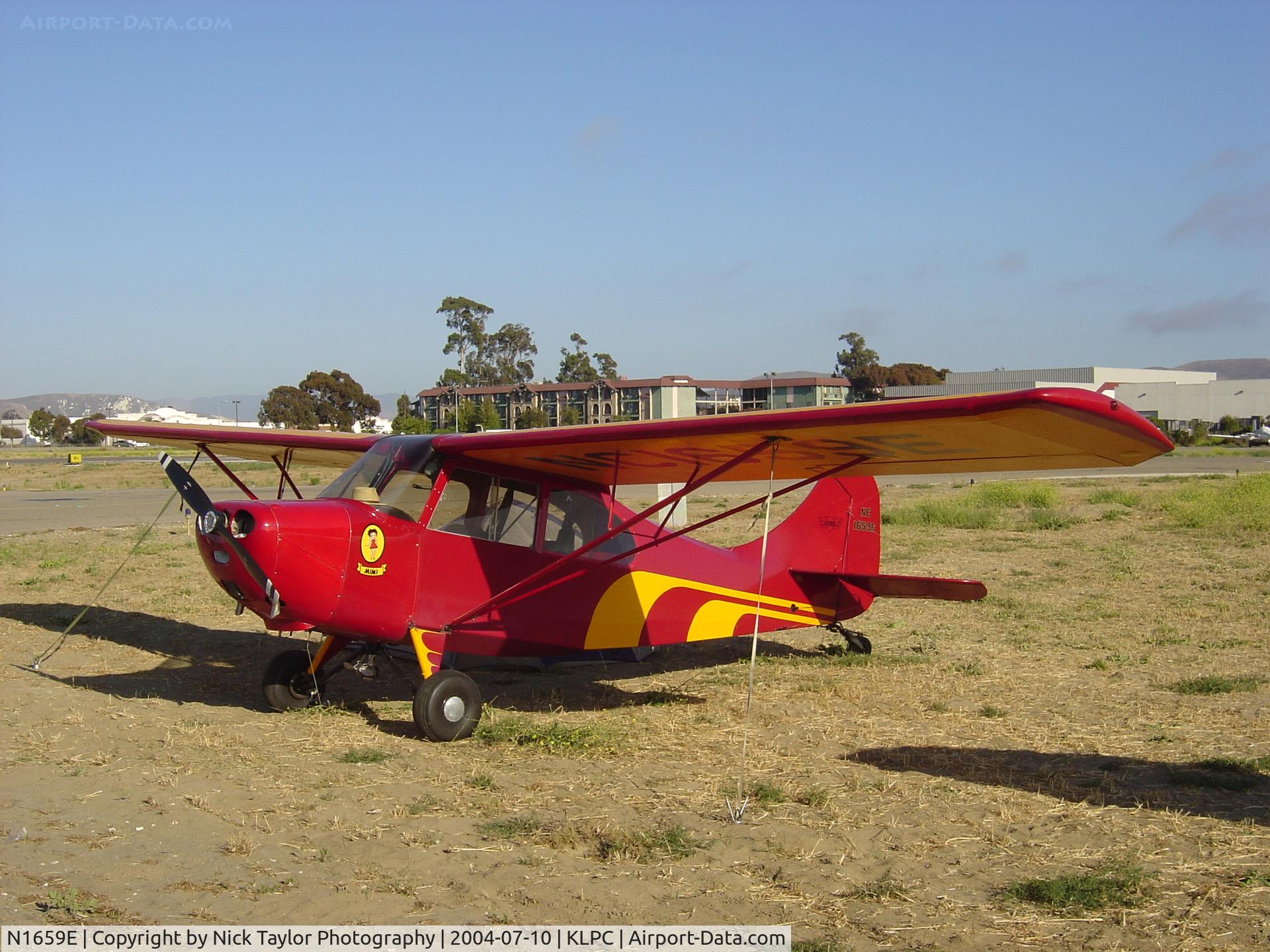 N1659E, 1946 Aeronca 7AC Champion C/N 7AC-5225, On display at the Lompoc Piper Cub Fly-in