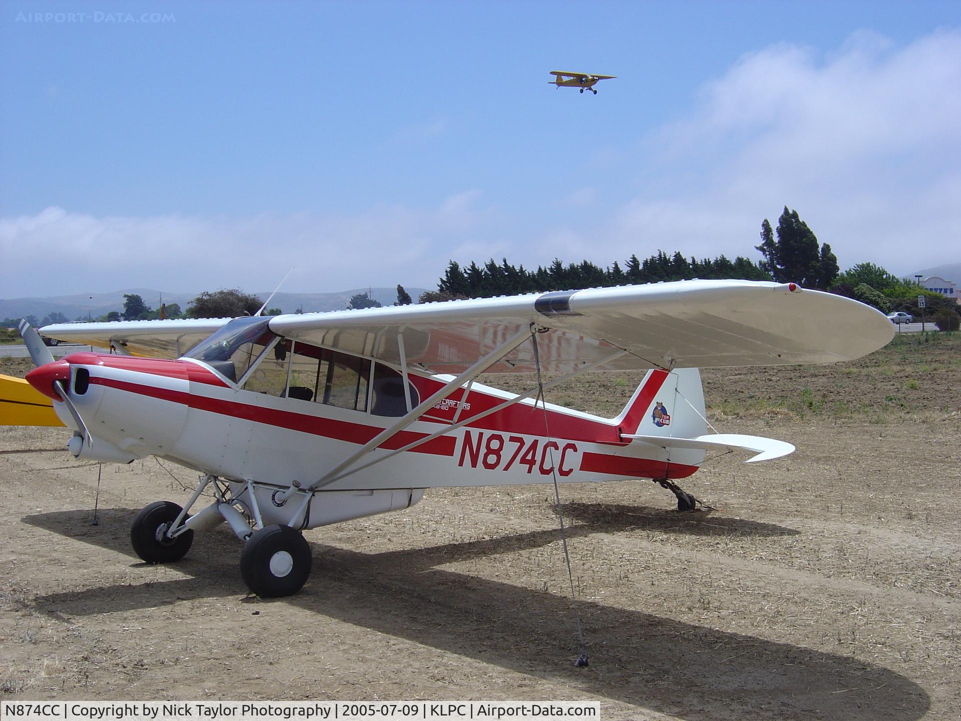 N874CC, 2001 Piper PA-18-150 Super Cub C/N 9931CC, On display at the Lompoc Piper Cub Fly-in