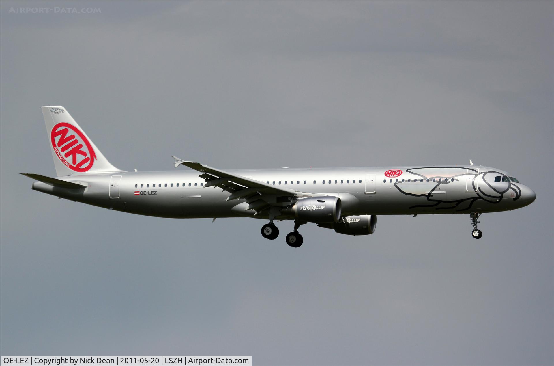 OE-LEZ, 2011 Airbus A321-211 C/N 4648, LSZF/ZRH
