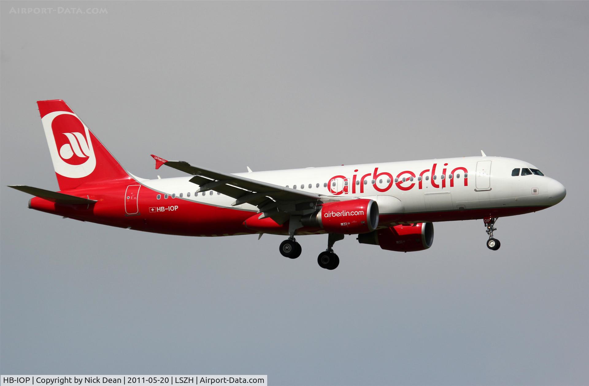 HB-IOP, 2010 Airbus A320-214 C/N 4187, LSZH/ZRH
