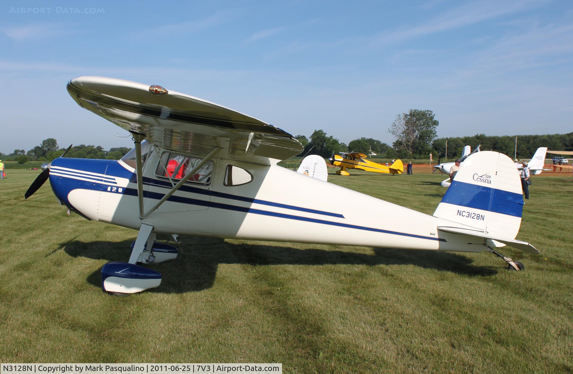 N3128N, 1947 Cessna 120 C/N 13386, Cessna 120