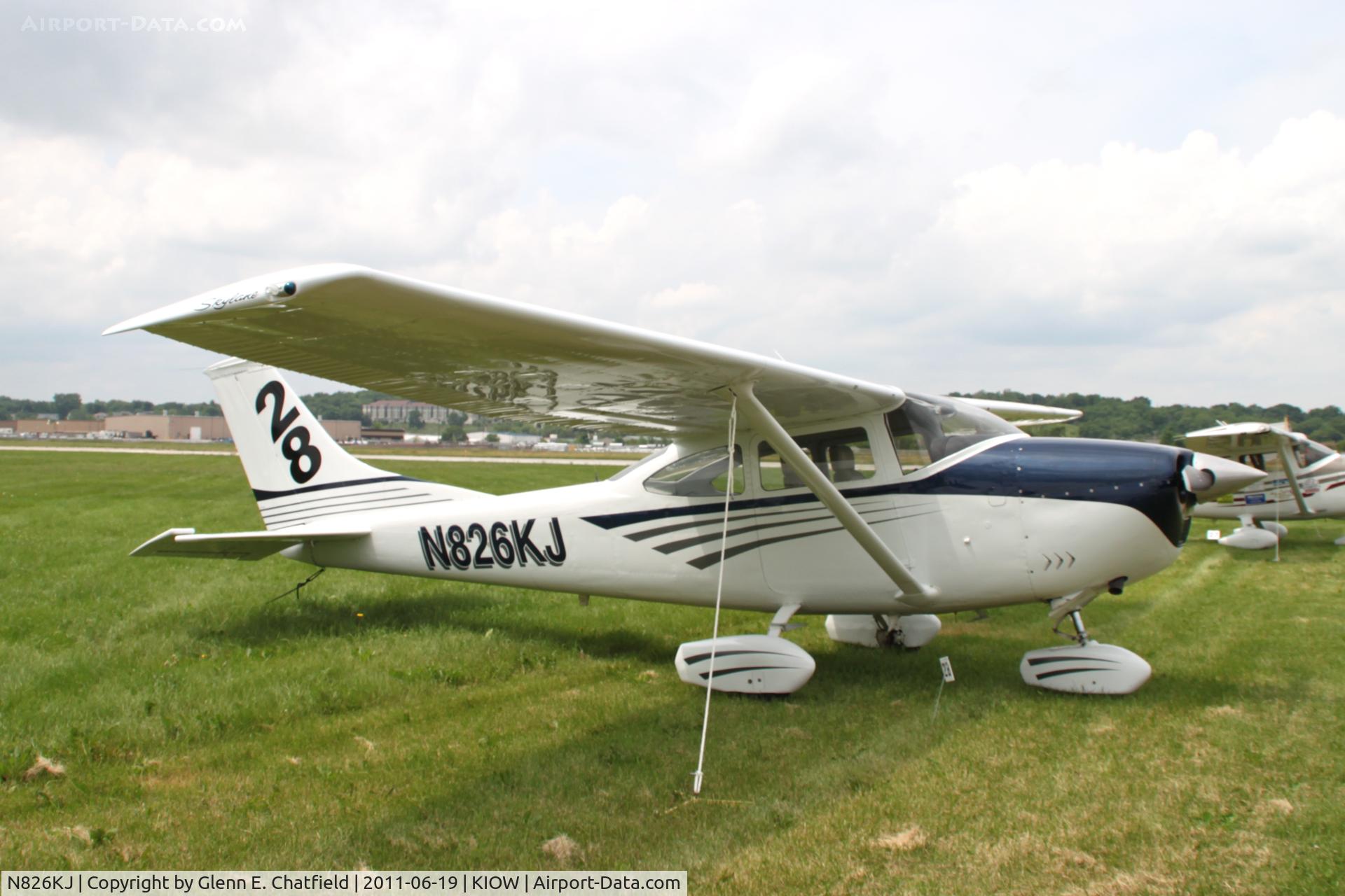 N826KJ, 1968 Cessna 182L Skylane C/N 18259041, In town for the 99s' Air Race Classic. Iowa City starting point dropped due to weather.