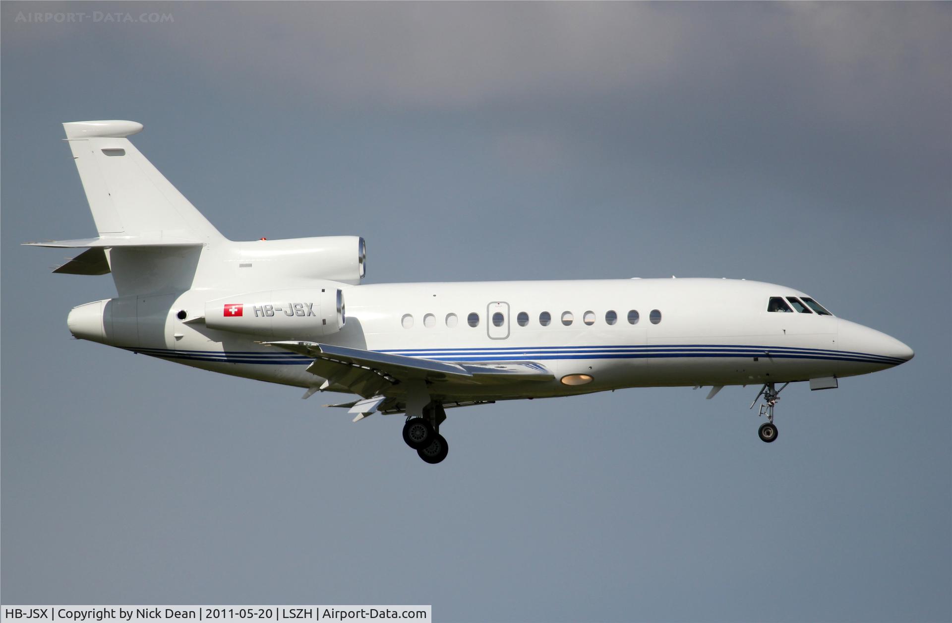 HB-JSX, 2004 Dassault Falcon 900EX C/N 141, LSZH/ZRH