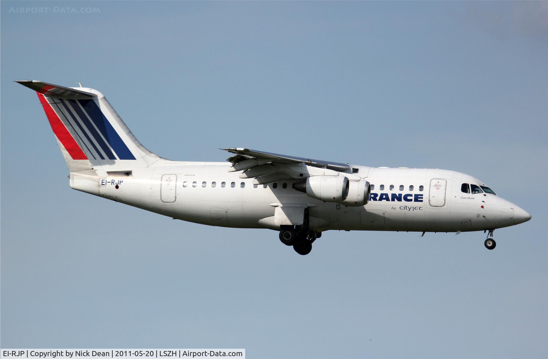 EI-RJP, 1999 British Aerospace Avro 146-RJ85A C/N E2363, LSZH/ZRH