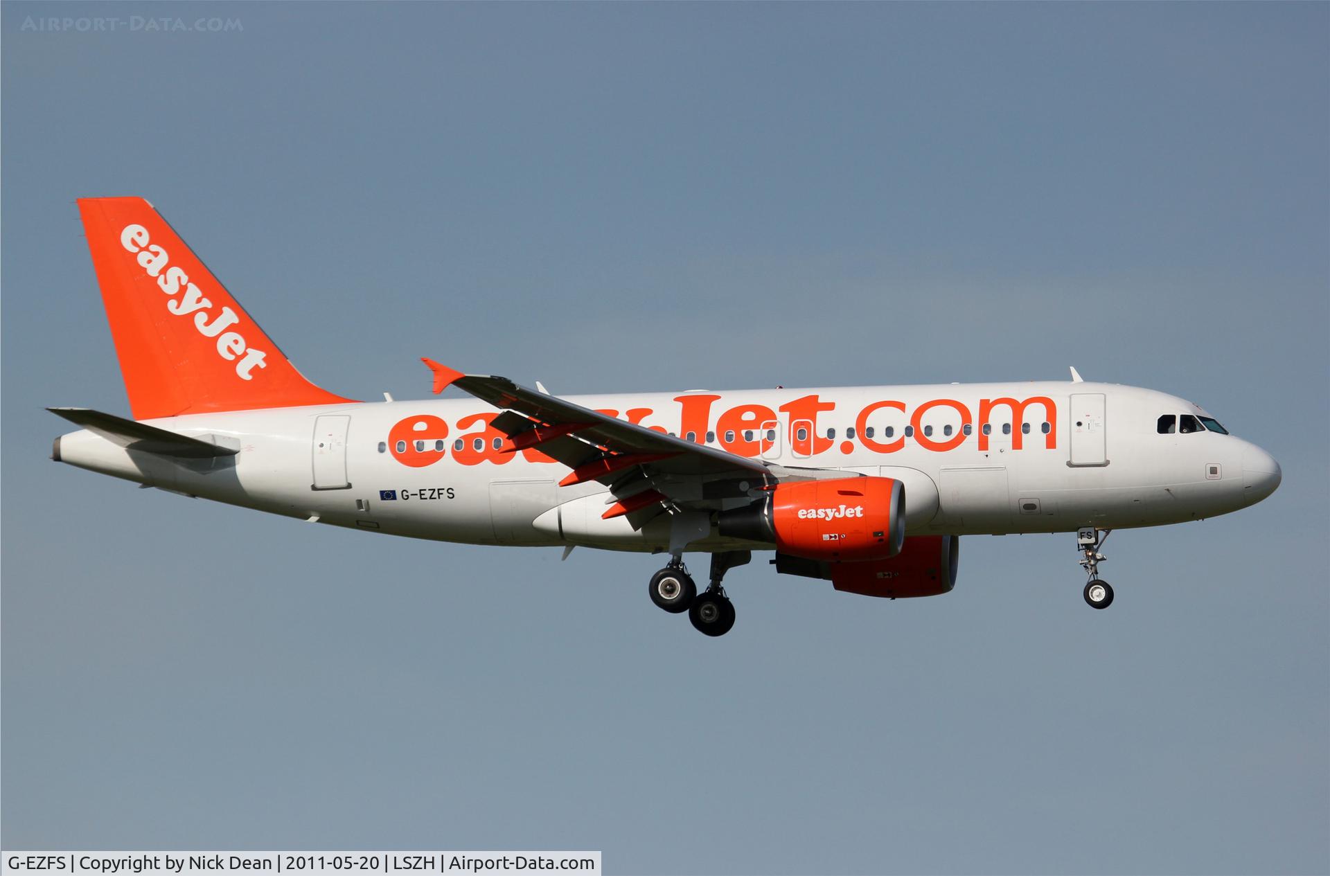 G-EZFS, 2009 Airbus A319-111 C/N 4129, LSZH/ZRH