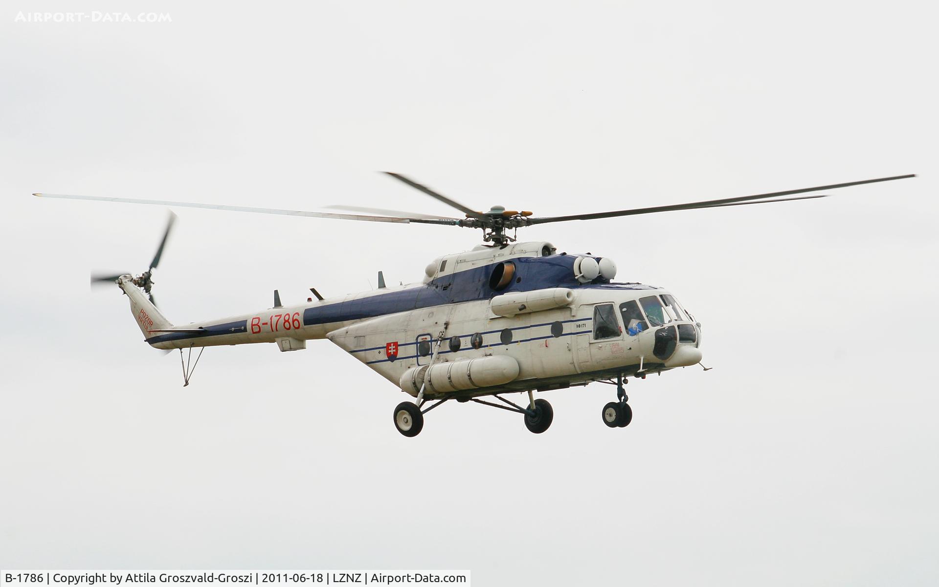 B-1786, Mil Mi-171 C/N 59489617286, Slovakia - Airport Nové Zamky - Airshow-2011
