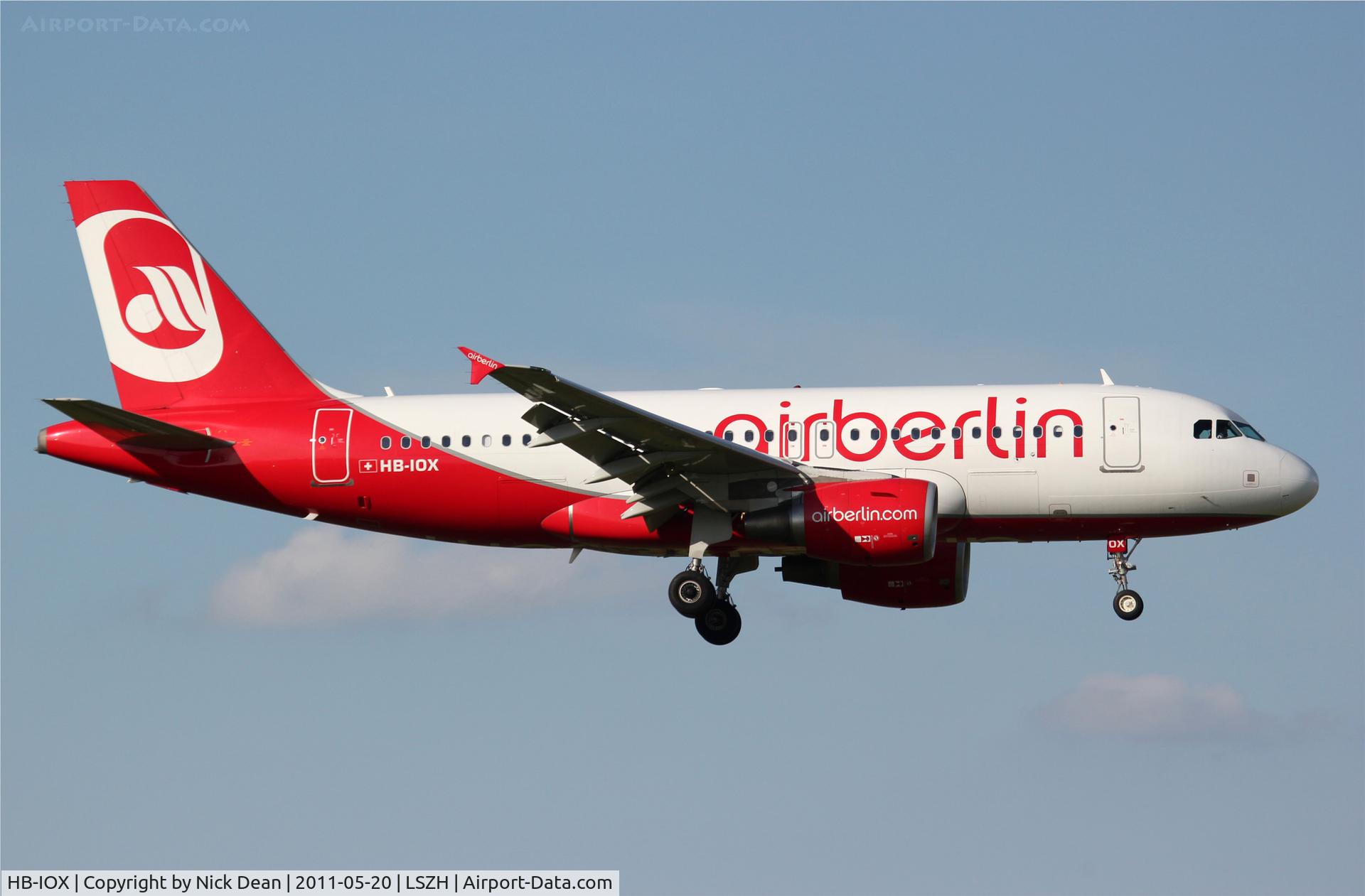 HB-IOX, 2008 Airbus A319-112 C/N 3604, LSZH/ZRH