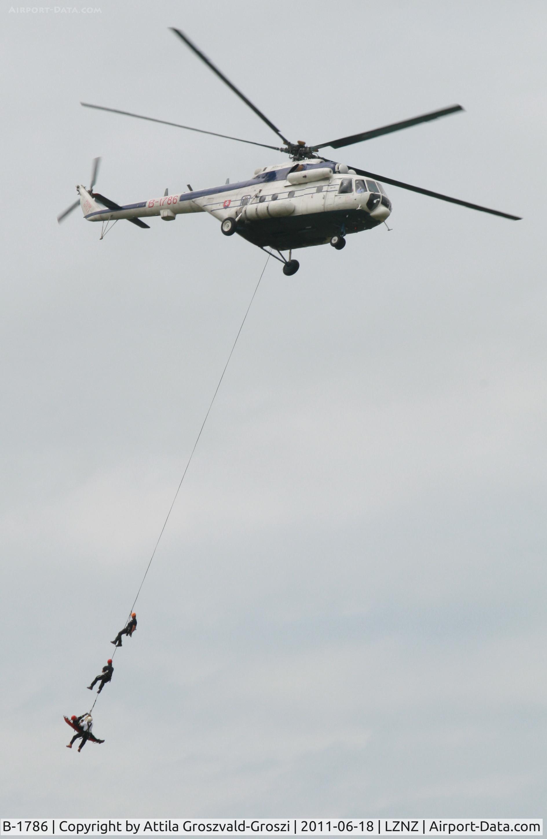 B-1786, Mil Mi-171 C/N 59489617286, Slovakia - Airport Nové Zamky - Airshow-2011