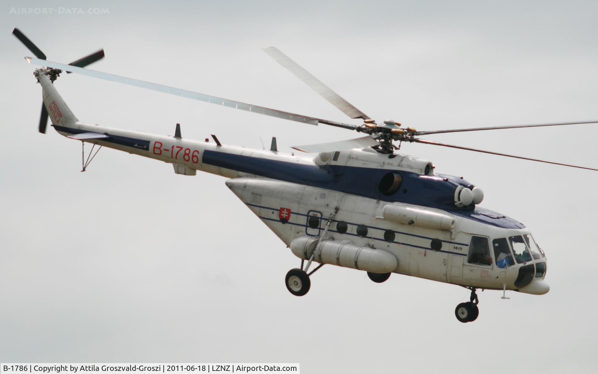 B-1786, Mil Mi-171 C/N 59489617286, Slovakia - Airport Nové Zamky - Airshow-2011