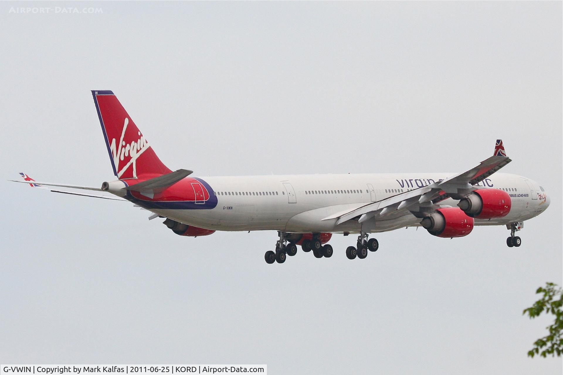 G-VWIN, 2006 Airbus A340-642 C/N 736, Virgin Atlantic Airbus A340-642 