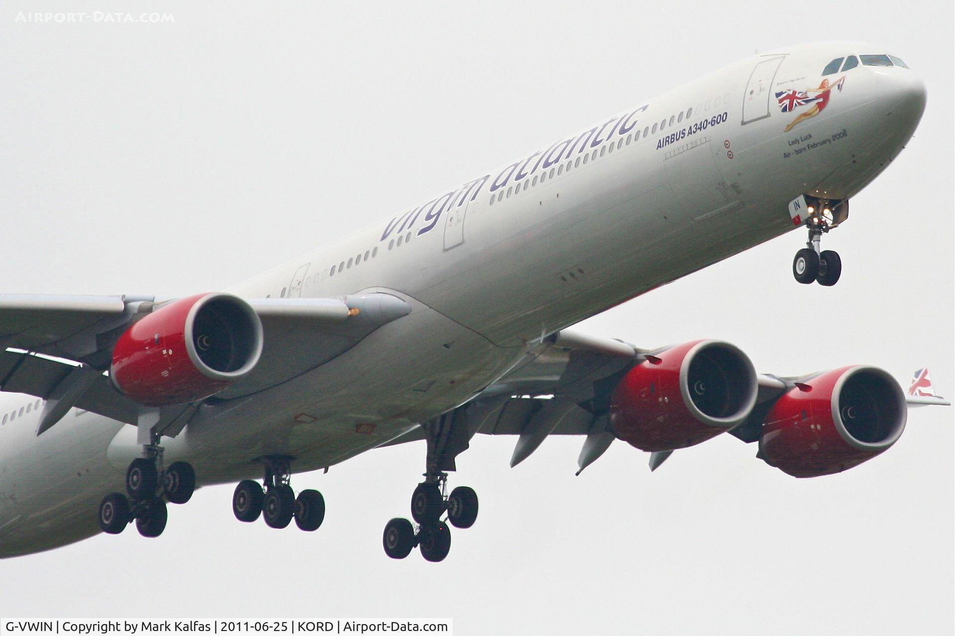 G-VWIN, 2006 Airbus A340-642 C/N 736, Virgin Atlantic Airbus A340-642 