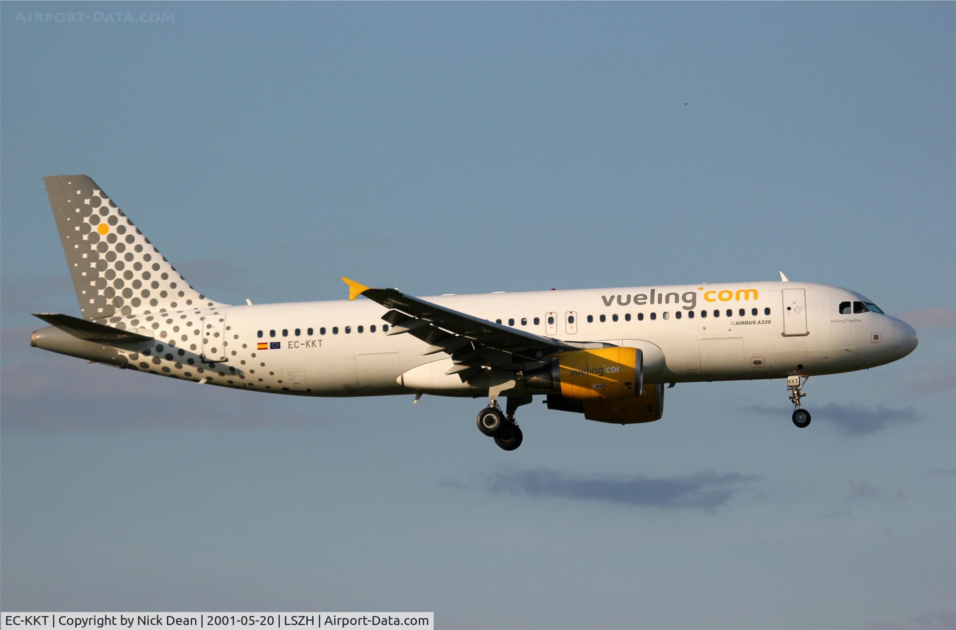 EC-KKT, 2007 Airbus A320-214 C/N 3293, LSZH/ZRH