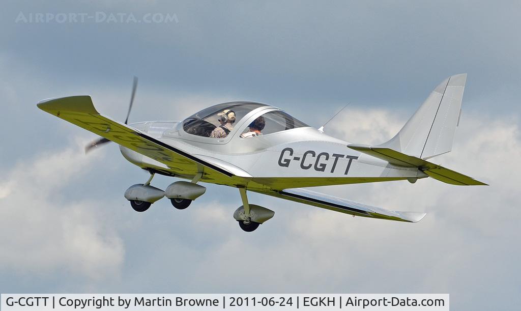 G-CGTT, 2011 Aerotechnik EV-97 Eurostar SL C/N LAA315B-14985, SHOT AT HEADCORN