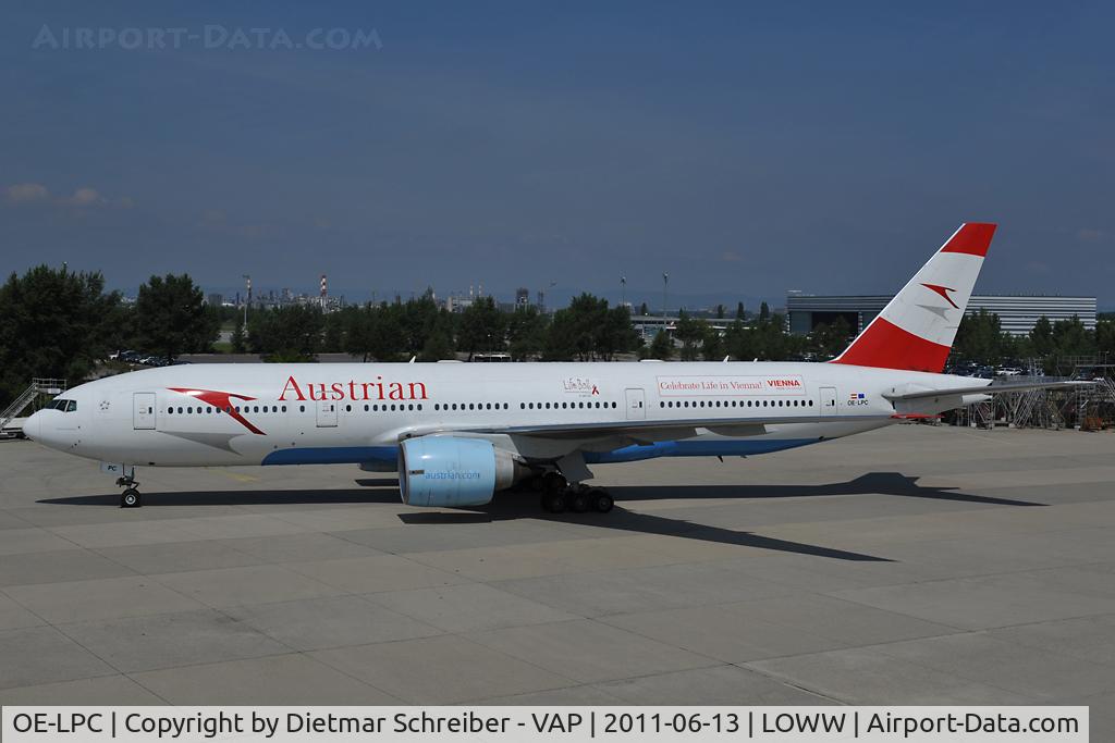 OE-LPC, 2002 Boeing 777-2Z9/ER C/N 29313, Autsrian Airlines Boeing 777-200