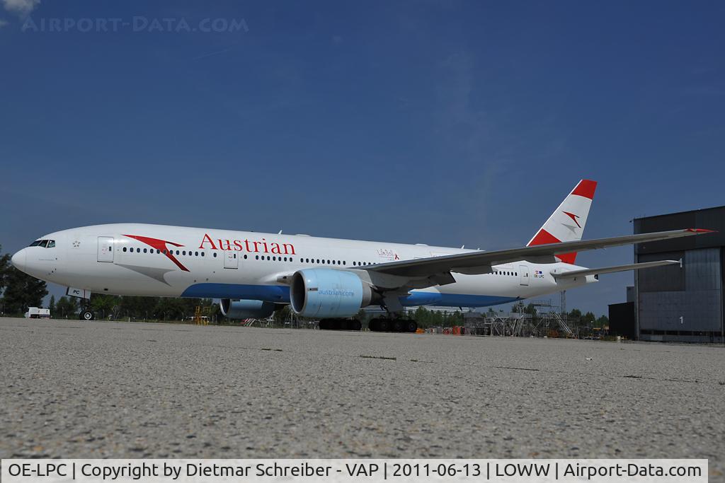 OE-LPC, 2002 Boeing 777-2Z9/ER C/N 29313, Autsrian Airlines Boeing 777-200
