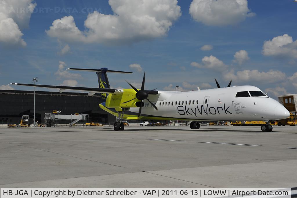 HB-JGA, 2008 De Havilland Canada DHC-8-402Q Dash 8 Dash 8 C/N 4198, Skyworks Dash 8-400