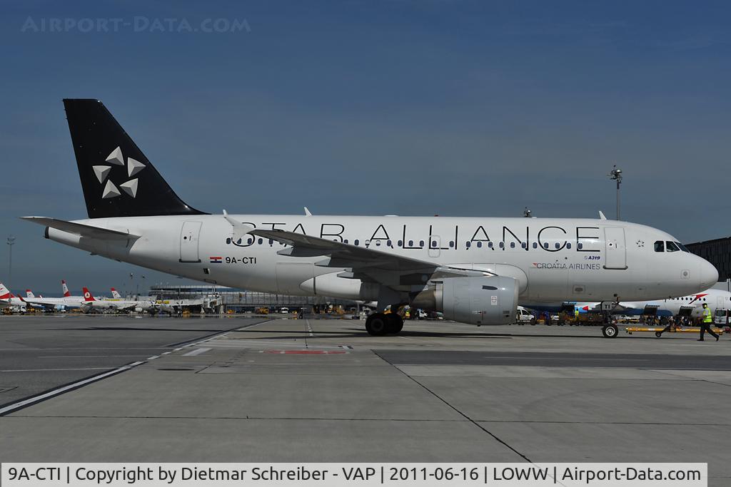 9A-CTI, 1999 Airbus A319-112 C/N 1029, Croatia Airlines Airbus 319