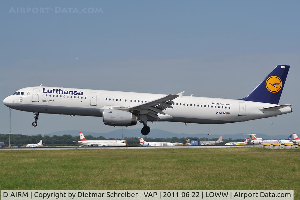 D-AIRM, 1994 Airbus A321-131 C/N 0518, Lufthansa Airbus 321