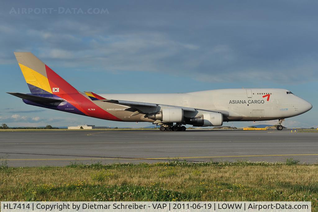 HL7414, 1991 Boeing 747-48EM(BDSF) C/N 25452, Asiana Boeing 747-400F