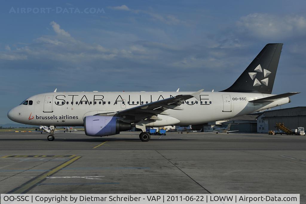 OO-SSC, 1999 Airbus A319-112 C/N 1086, SN Brussels Airlines Airbus 319