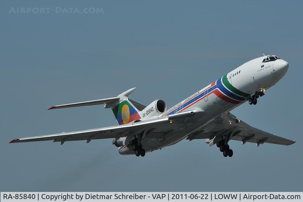 RA-85840, 1998 Tupolev Tu-154M C/N 98A1011, Dagestan Airlines Tupolev 154