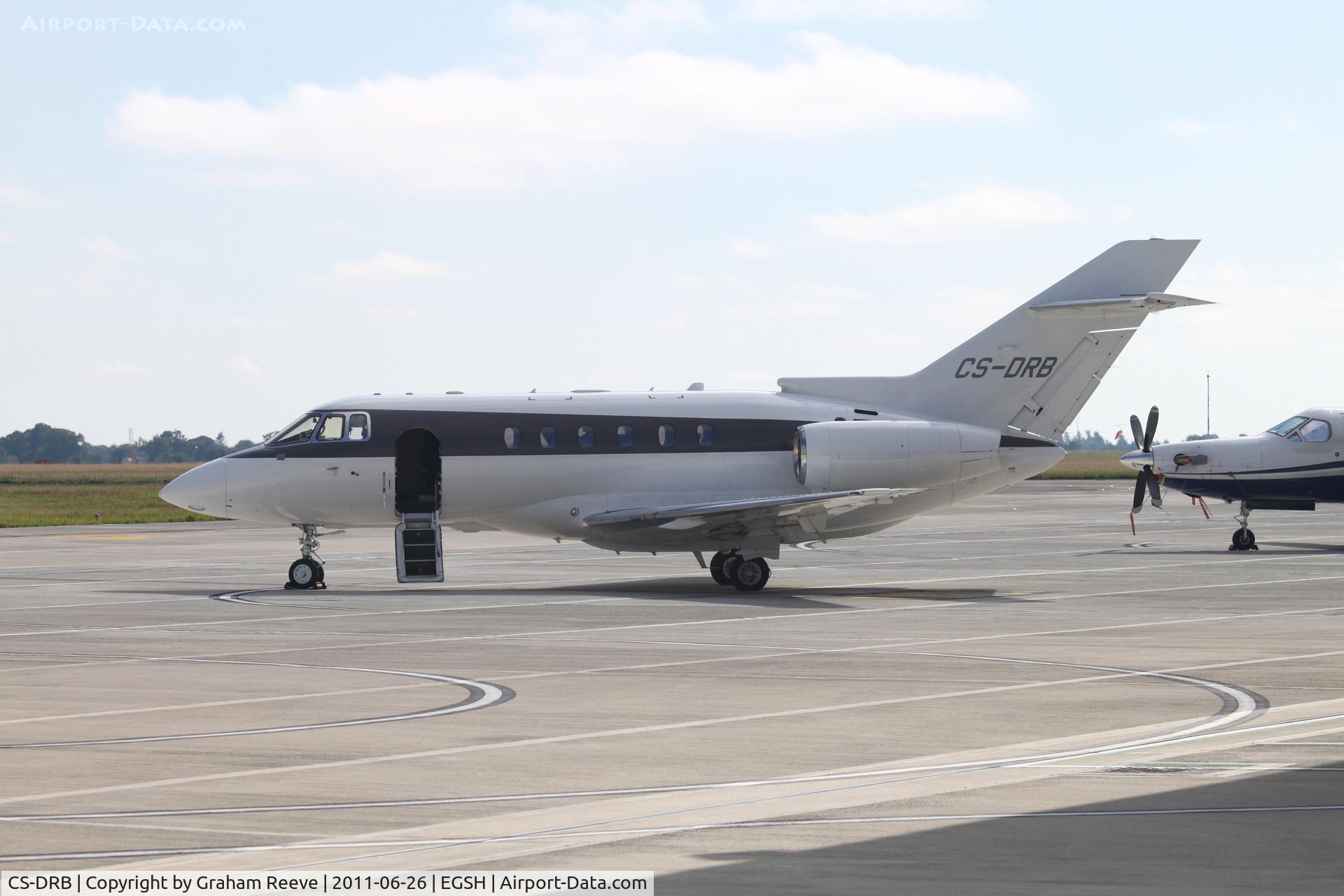 CS-DRB, 2004 Raytheon Hawker 800XP C/N 258690, Parked at Norwich.