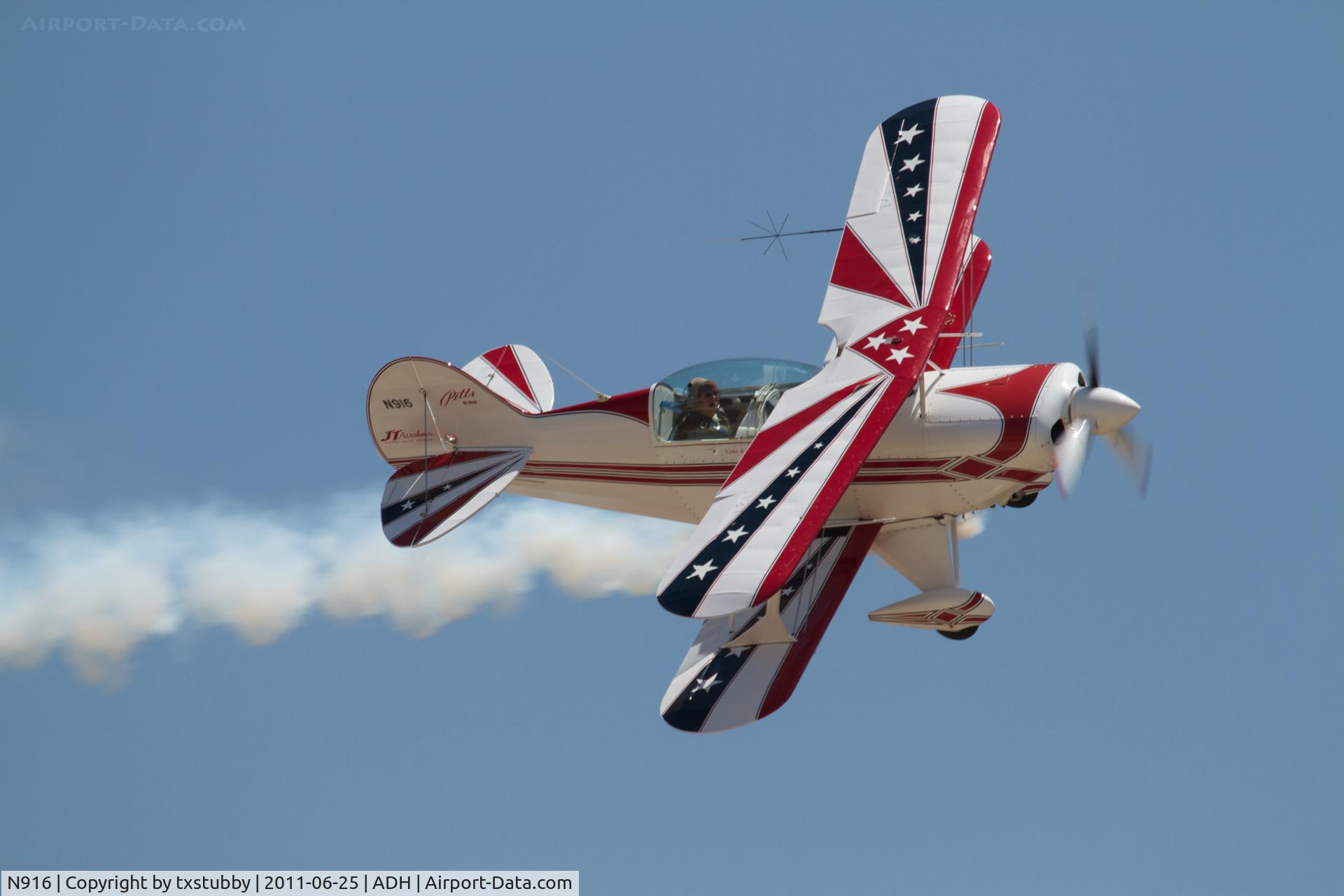 N916, 1994 Aviat Pitts S-2B Special C/N 5316, Taken at Ada (Oklahoma, USA)
