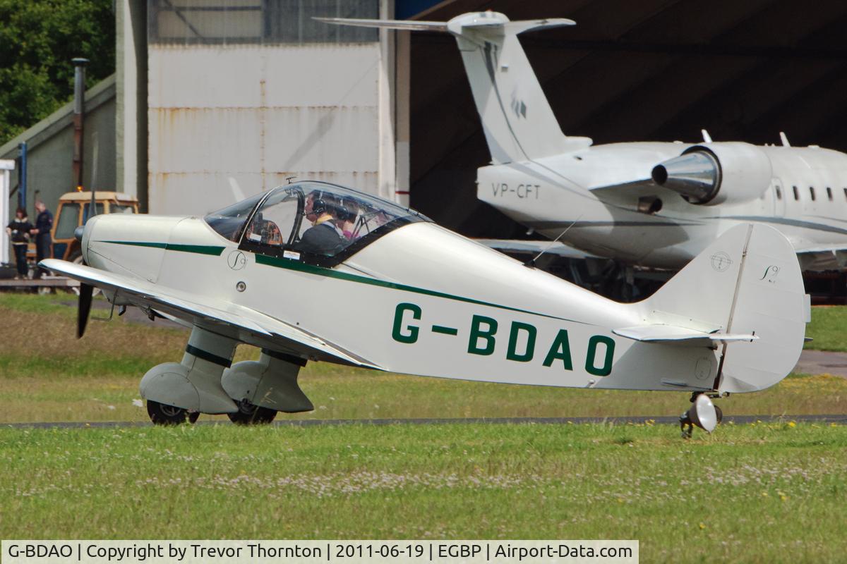 G-BDAO, 1949 SIPA S91 C/N 2, Visitor to the 2011 Cotswold Air Show