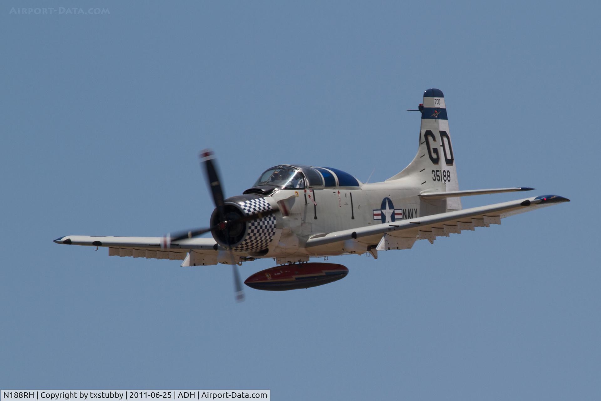 N188RH, 1955 Douglas EA-1E Skyraider C/N 10265 (135188), 1955 Douglas EA-1E