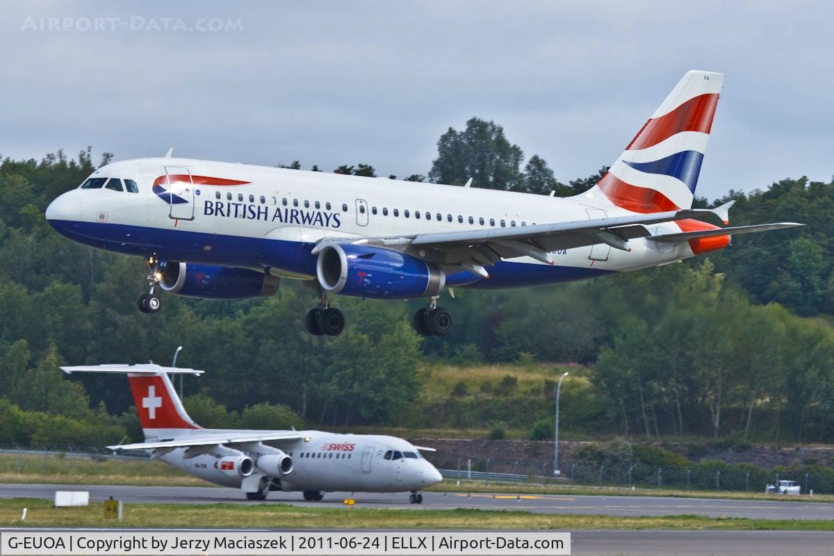 G-EUOA, 2001 Airbus A319-131 C/N 1513, G-EUOA