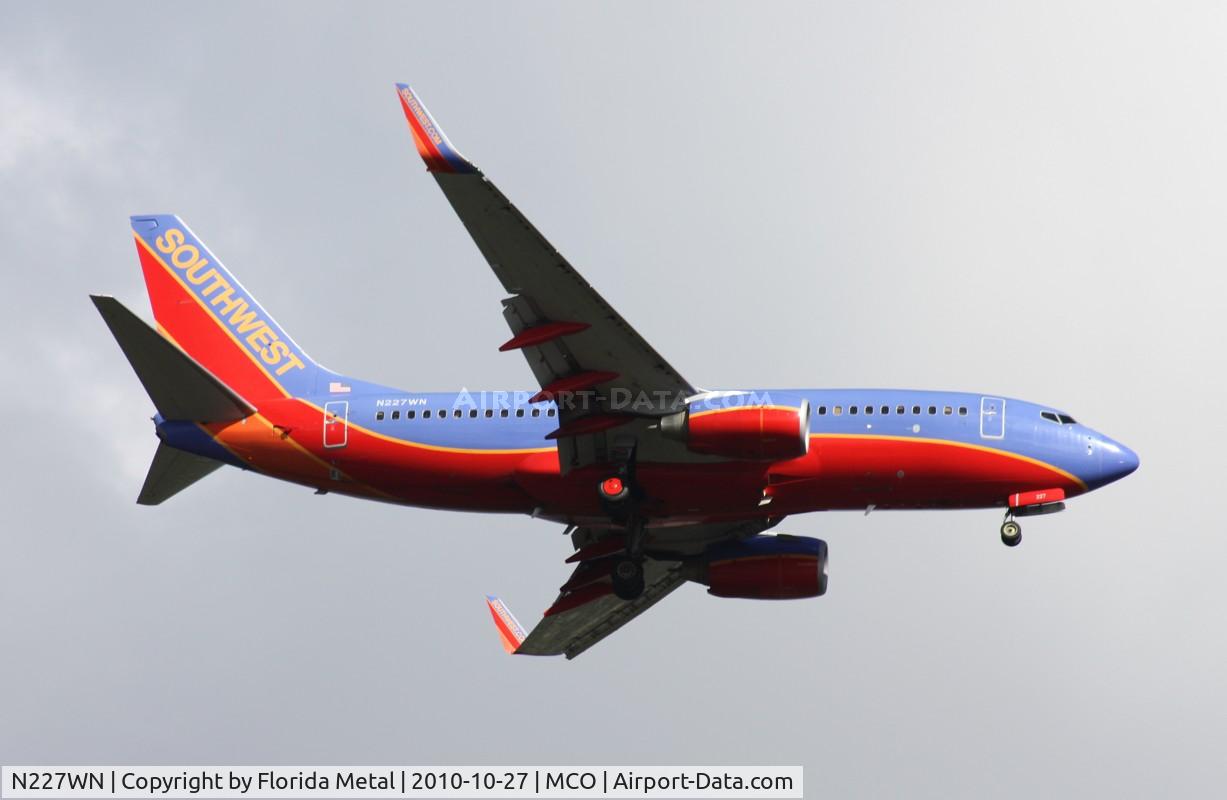 N227WN, 2005 Boeing 737-7H4 C/N 34450, Southwest 737-700