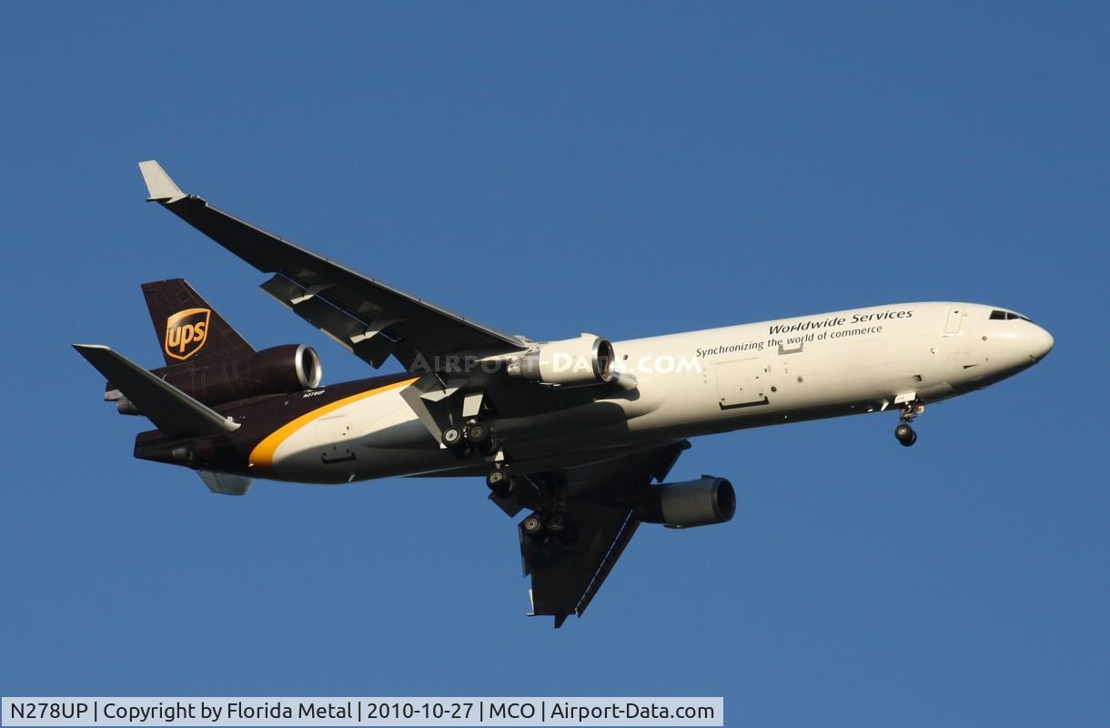 N278UP, 1995 McDonnell Douglas MD-11F C/N 48577, UPS MD-11
