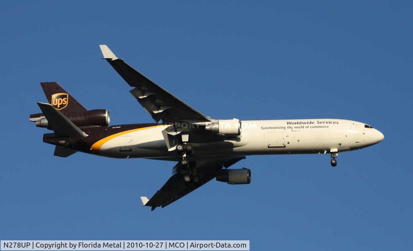 N278UP, 1995 McDonnell Douglas MD-11F C/N 48577, UPS MD-11
