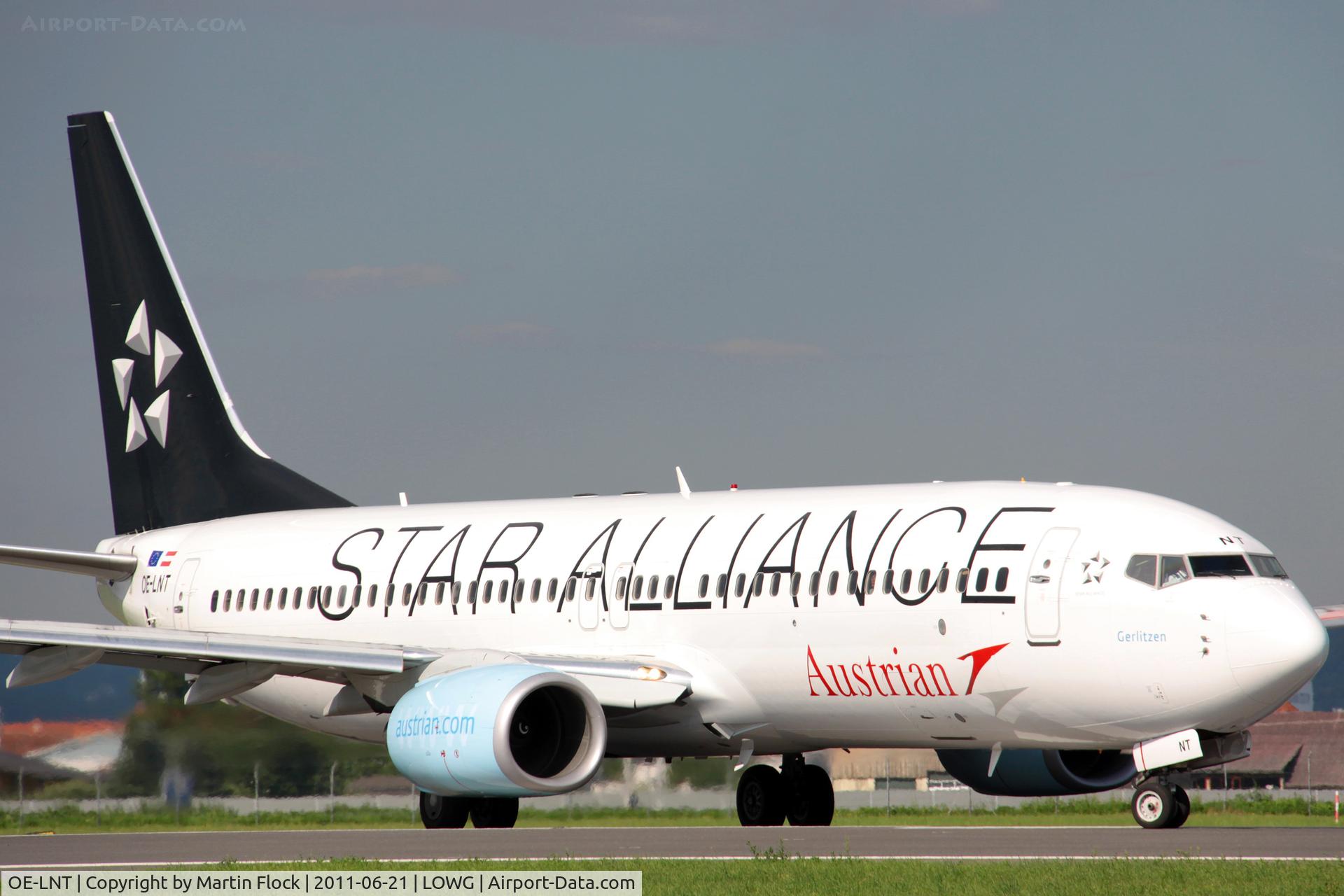 OE-LNT, 2006 Boeing 737-8Z9 C/N 33834, .....