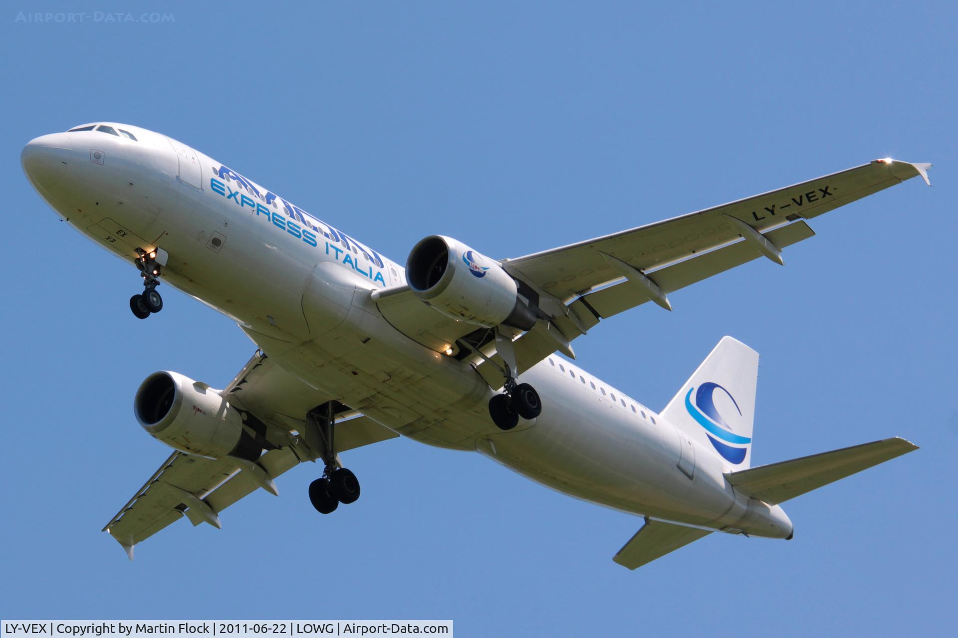 LY-VEX, 1992 Airbus A320-212 C/N 0375, .....