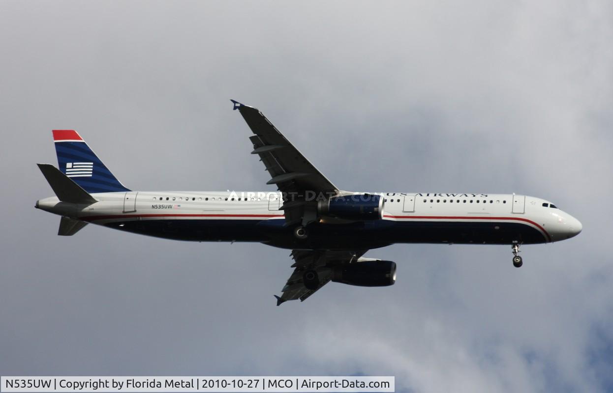 N535UW, 2009 Airbus A321-231 C/N 3993, US Airways A321