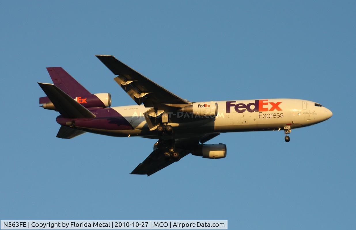 N563FE, 1978 McDonnell Douglas MD-10-10F C/N 46948, Fed Ex MD-10-10