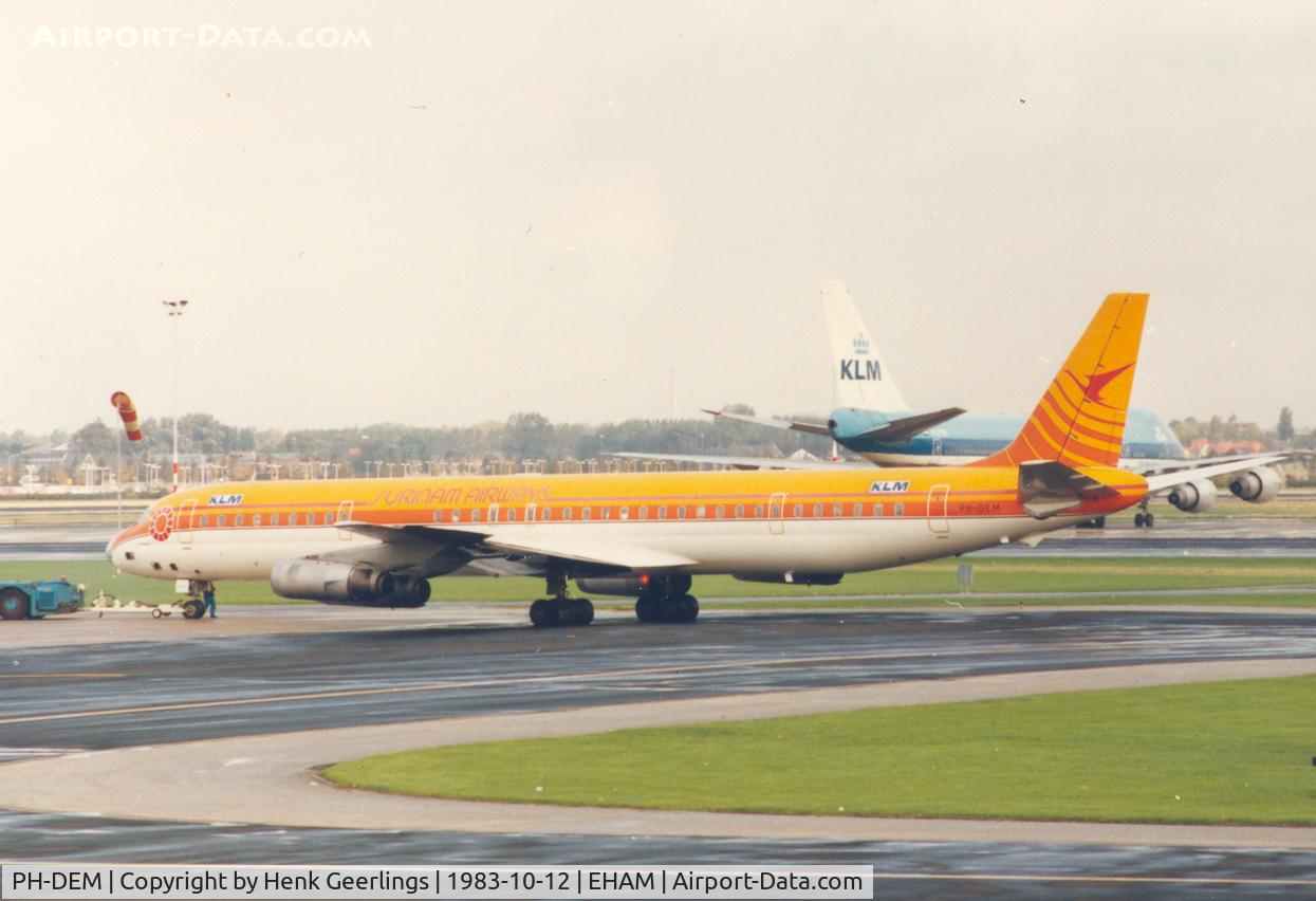 PH-DEM, 1970 Douglas DC-8-63 C/N 46141, Surinam Airways , operated by KLM