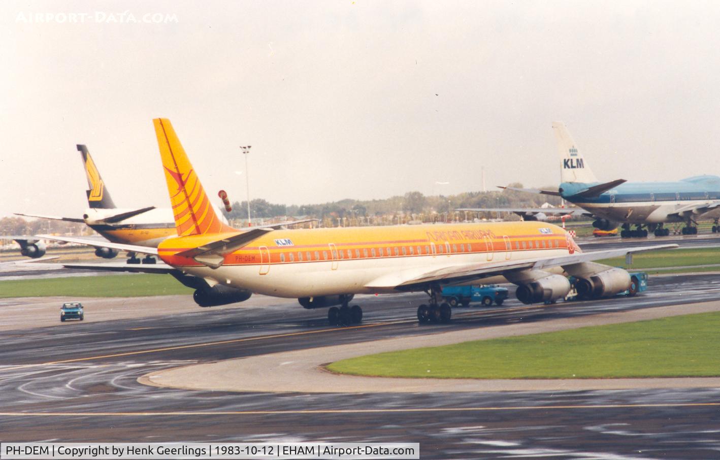 PH-DEM, 1970 Douglas DC-8-63 C/N 46141, Surinam Airways , operated by KLM