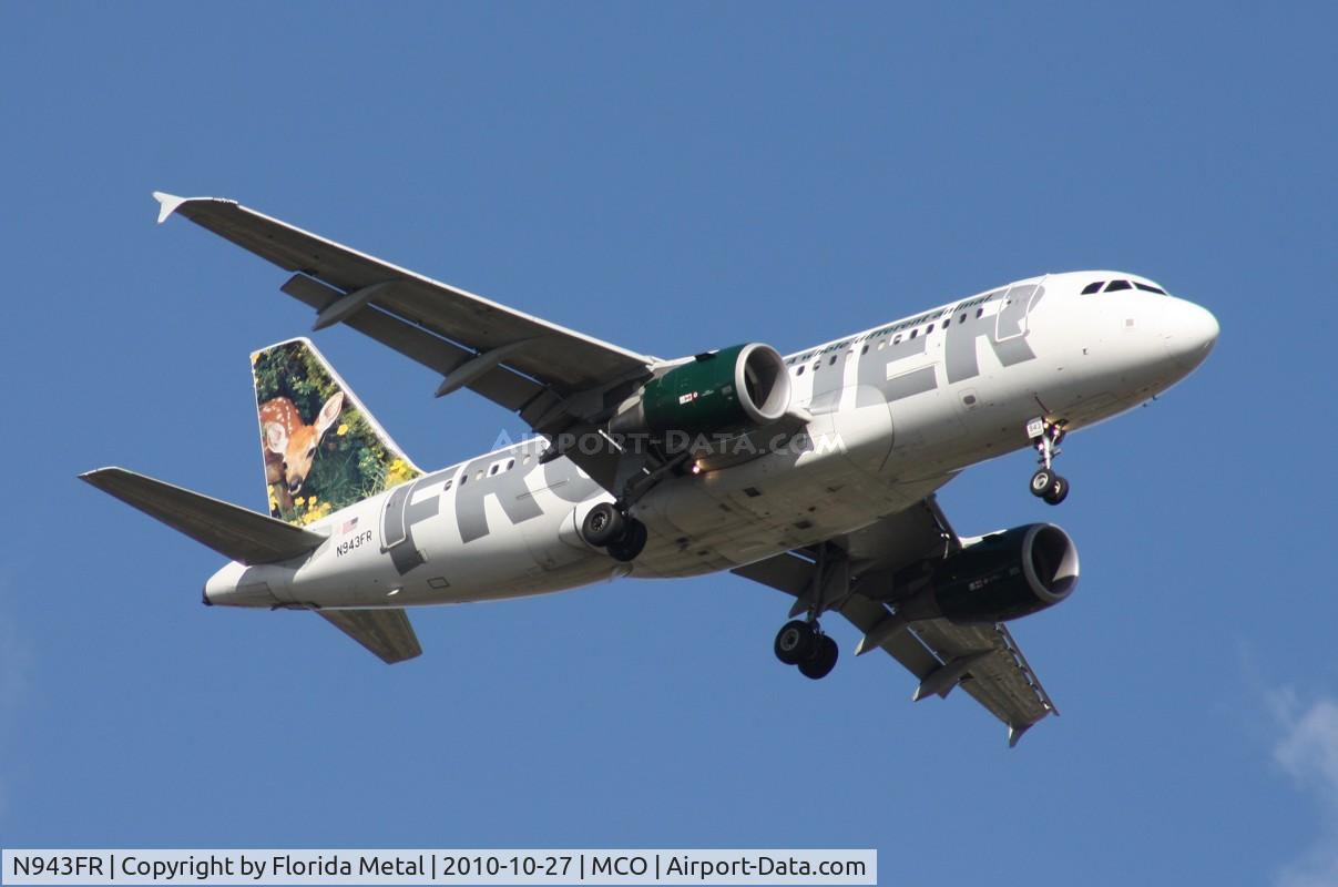 N943FR, 2005 Airbus A319-112 C/N 2518, Cloe the Fawn