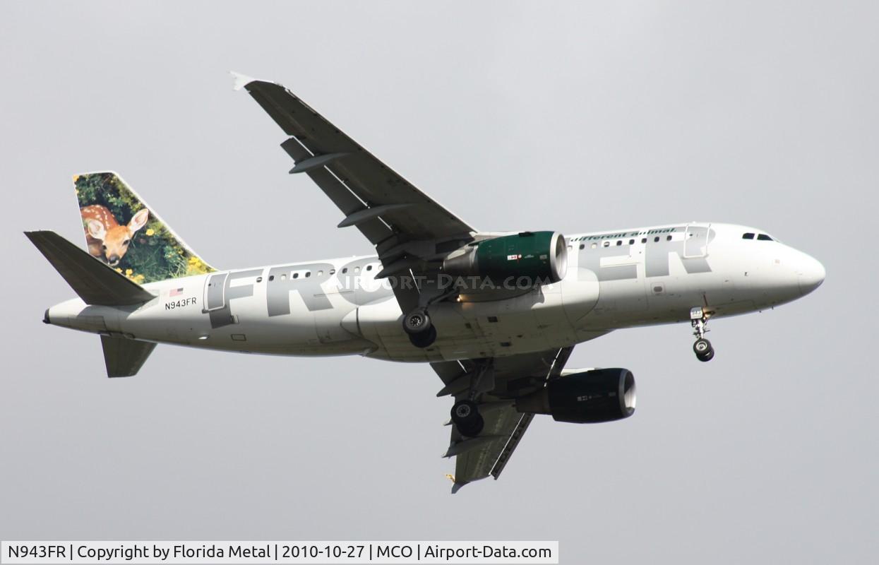 N943FR, 2005 Airbus A319-112 C/N 2518, Cloe the Deer